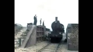 Dutch History: The Railways Through the Flooded Kruininger Polder (1953)