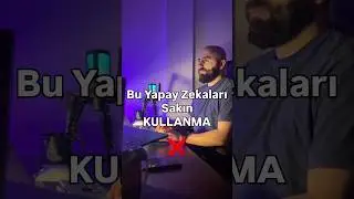 Bu Yapay Zekaları kullanma! #yapayzeka  #chatgpt