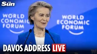 LIVE: Ursula von der Leyen gives a special address at the World Economic Forum in Davos