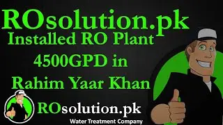 RO Plant Installed by ROsolution.pk 4500GPD