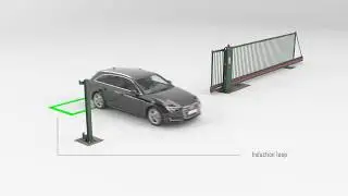 Terminus&reg; : motorized cantilever sliding gate offered by SEGAF NV