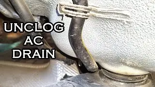 How to unclog AC drain hose in Kia Sportage