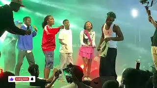 Olivetheboy & Efia first time performing Crázy at University of Legon with massive crowd