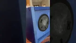 I made a working miniature prototype of the real wood amplifier cabinet that I&rsquo;m making at fab lab.