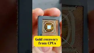 Have old electronics? Extract gold from CPU and IC chips with our professional electrolytic refiner