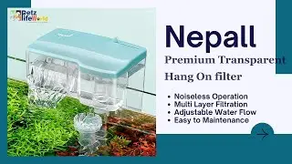 Petzlifeworld Aquarium Transparent Hang On Filter