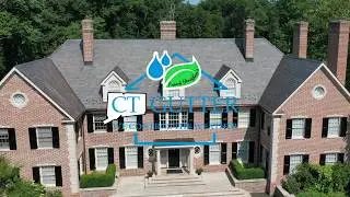 CT Gutter Installs Copper Gutters at Beautiful Home In Greenwich, Connecticut