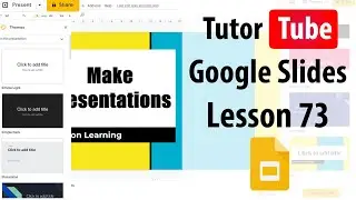 Google Slides Tutorial - Lesson 73 - Add Shortcut to Drive
