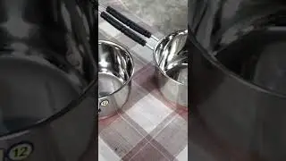 Stainless Steel Copper Bottom Saucepan, Medium, Size 11,12,13 #trendingshorts #subscribe #viral