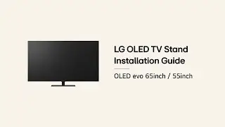 LG OLED TV : Installation Guide &ndash; G5 65, 55 Vertical