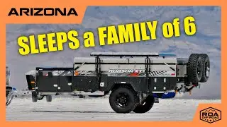 Tiny on the Road, Huge at Camp! Compact Camper that SLEEPS 6! MDC ROBSON