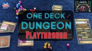 One Deck Dungeon Card Game Solo Playthrough, Asmadi Games