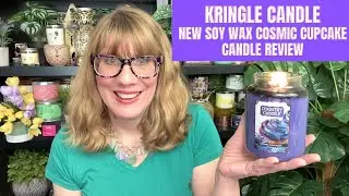 Обзор новой свечи-кекса KRINGLE CANDLE из соевого воска Cosmic Cupcake Candle