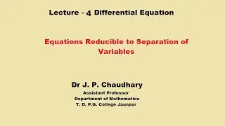Equations Reducible to separation of variables|| (x+y)^2 dy/dx=a^2
