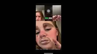 Face time for prom night#funny #edit #stitch #paisley #makup