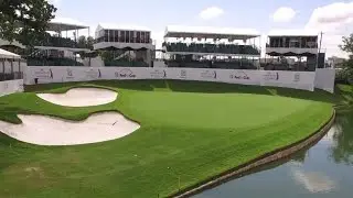 Flying over the Crowne Plaza Invitational at Colonial
