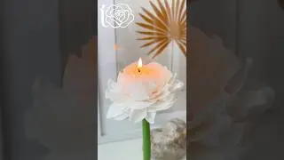 Flower Candles ✨ Made from natural beeswax, petal by petal&mdash;everything to blossom before your eyes❤️
