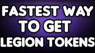 =AQW= Fastest Way To Get Legion Tokens 2018 ( Read Desc)