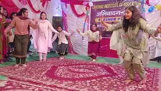 B.Ed Girls Dance at Lakshay institute of education Manjyat (Arki )