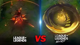 Supreme Cells Samira VS High Noon Samira : Skin Comparison | LOL PC, Wildrift