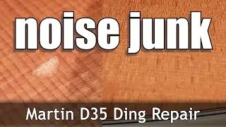 Acoustic Guitar Ding Repair (Martin D35)