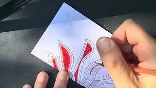 Doodle to Help You Sleep – Fire Study 1