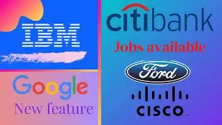Job opportunities in India || IBM,Citibank,Ford || Google nearby share || 11/08/2020