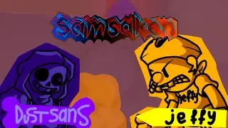 Dust sans vs jeffy lms in samsaken (jeffy,sml,dust sans,undertale,last man standing,samsaken)#samsak