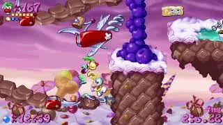 Rayman Redemption - Tasty Reception (Candy Chateau) Any% Speedrun