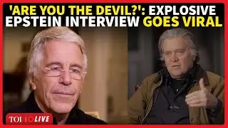 'ANSWER IN YES OR...': Jeffrey Epstein's Interview Goes VIRAL With Steve Bannon | Epstein Files