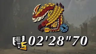 【MHWs:PS5】チャレンジクエスト刃翼の那由他 セルレギオス 02'28