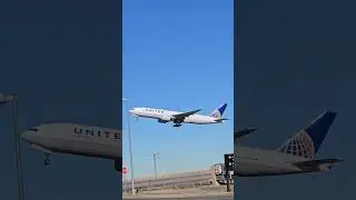 777-200 Departing RW25 at KDEN #denverairport #unitedairlines #boeing #boeing777 #ge90 #aviation.