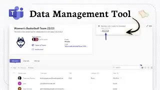 How to export data in Microsoft Teams (Report Download)