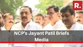 NCP's Jayant Patil Briefs Media, Says 'We Gave A Letter To Governor Showing Strength Of 162 MLAs'