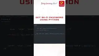How to get Wi-Fi Password using Python | Python for Beginners | Practically