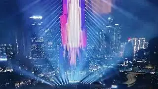 Burj Khalifa Dubai 2024 Fireworks 🎇