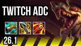 TWITCH & Elise vs APHELIOS & Senna (ADC) | Perfect KDA: 17/0/5 | EUNE Grandmaster | 26.1