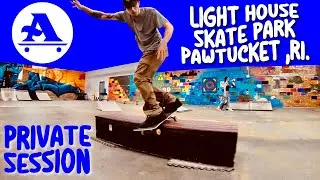 Private Session at Lighthouse skatepark Pawtucket, RI.  - All I NEED SKATEBOARDING