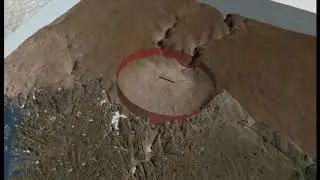 Scientists unearth a huge impact crater under a glacier in Greenland