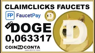 CLAIMCLICKS COMO GANHAR DOGECOIN (DOGE) RAPIDAMENTE E DE GRA&Ccedil;A (POUCOS CLIQUES) FAUCETPAY.IO 2023