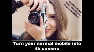 Manual FX PRO 4k Camera Android App || Google Play Paid App For Free