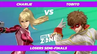 Hill Top Zone #10 - Charlie (Zero Suit Samus) vs. OH Tobito (Joker) - Losers Semi-Finals [SSBU]