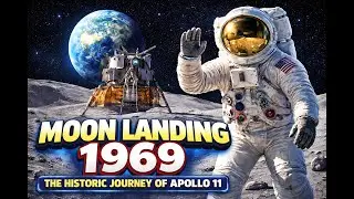 Moon Landing 1969 | The Historic Journey of Apollo 11 & First Step on the Moon