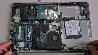 Disassembly Laptop Dell Inspiron 15 5000 Series P75F001 RAM SSD Hard Drive Upgrade Repair.