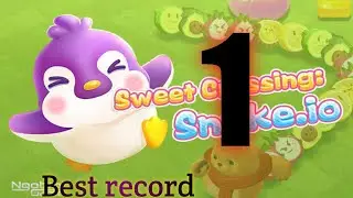Sweet Crossing: Snake.Io - Android - Gameplay (Best record) New skin/