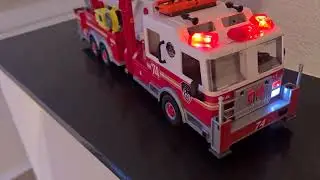 Playmobil FDNY Towerladder with lights and siren