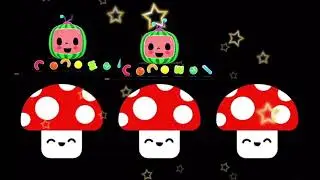 Cocomelon And Mushroom Intro Effects| 2021 high contrast animation