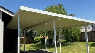 Multi Span V-pan Aluminum Patio Cover Installation in Orting WA #aapatio #aapatiocovers Tacoma area