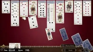 Spider Solitaire F - hard - level 62 solution