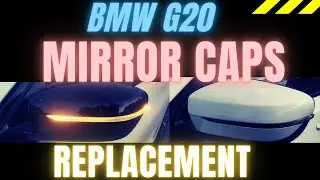 Замена колпачков зеркал G20 [DIY] Боковые зеркала BMW